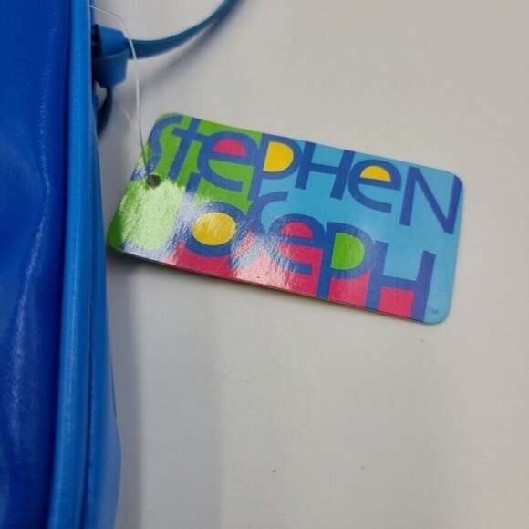 Childrens Stephen Joseph Go Go Bag Robot Backpack Blue New - Picture 3 of 6